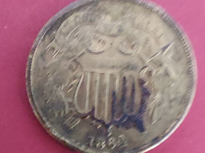 U.S.A.1864 2 Cents  Coin in Extremely Fine condition