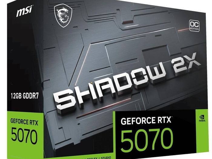 Msi Geforce Rtx 5070 12g Shadow 2x Oc-12gb Gddr7