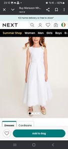 Brand new First Communion dress with tags