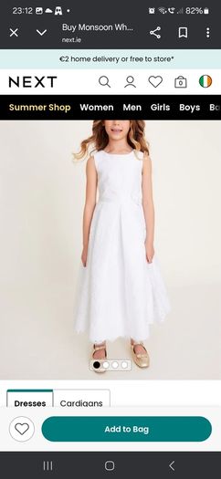 Brand new First Communion dress with tags