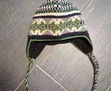 Erin Knitwear Ireland Wool Beanie with Plait Detail
