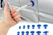 Car Dent Puller T Dent Repair Tool Auto Repair Sheet Metal Kit Slide Hammer Reverse Hammer Glue +18pcs Glue Puller