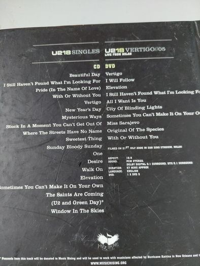 U2 Box Sets - Job Lot - Cd & Dvd - 4 Items - Price For All Items