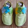Starchild Baby Shoes Green with Flowers 6-12 Months Image 2