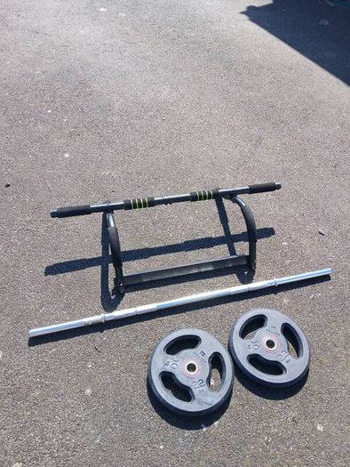 domyos weights and barbell