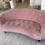 pink sofa couch Image 4