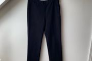 British India Black Cotton Trousers