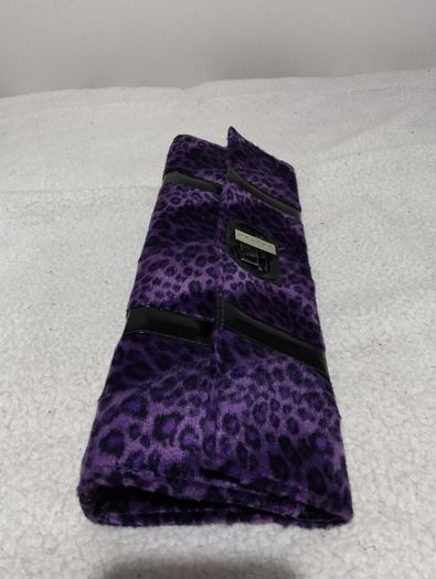 Beautiful Purple Velvet Clutch Bag, NEW