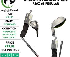 Taylormade M2 2016 Hybrid / #3 19 Degree / Reax 65 Regular