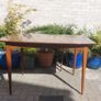 Fabulous Original Mid-Century Modern Extendable Dining or Kitchen Table For Four to Six People, Very Good Condition, Chairs NOT Included Image 8