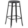 Bar Stools 4 pcs Black Steel Image 2