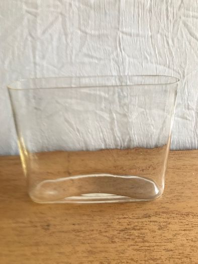 Oval Glass Vase