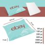 500 X eBay Packaging Self Seal Plastic Mailer Bags 6 X 9 INCH or 15cm x 22.9cm 4.0cm Lip Blue/Red Image 2