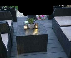 Garden rattan-effect Set