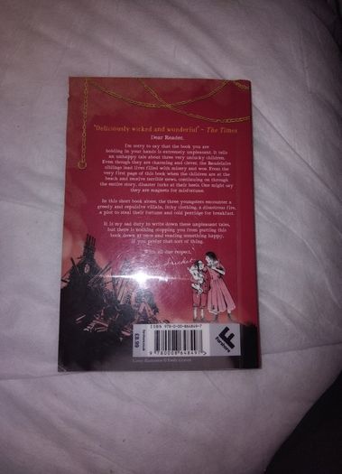A series of unfortunate events Book 1:The Bad Beginning
