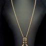 Boho Bohemian Hippe Tassel Gold Tone Long Necklace Image 5