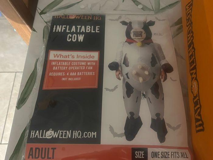 Inflatable Cow Costume