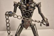 Predator handcradt metal figure