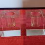 Pair of Glass Candle Holders Image 2