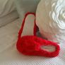 Red slippers - Size 4 Image 3