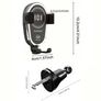 Wireless Car Charger with 15W Fast Charging And Automatic Clamping Image 3