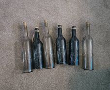 Bottles with lights