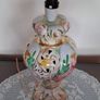 Vintage porcelain table lamp.  Italy. Image 8