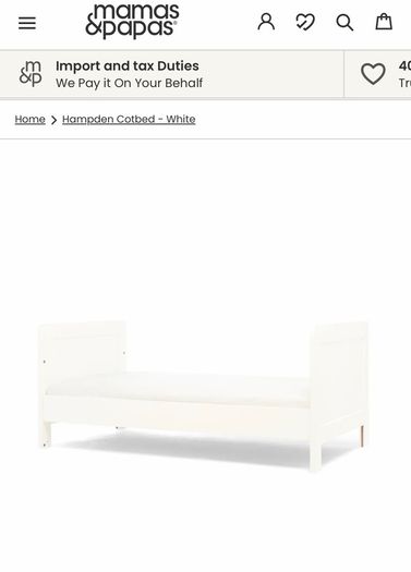 Cot bed covertable (newborn to 4or5yrs)