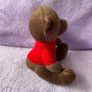 Brand New Brown & Red Teddy Bear Image 2