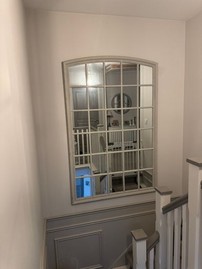 William Wood Extra Large Arched Window Mirror