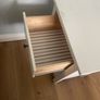 IKEA HEMNES white 2-drawer bedside locker Image 4