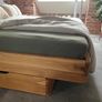 Super King Bed Frame from Oak with storage Image 8