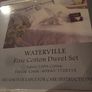 Waterville fine 100% cotton cream duvet set Image 2