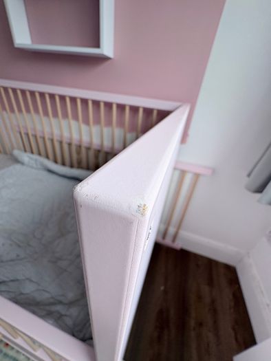 Cot bed IKEA Myllra baby pink