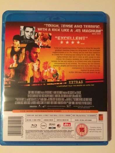 Alpha Dog [2006] Ben Foster, Shawn Hatosy, Emile Hirsch, Sharon Stone, Justin Timberlake, Anton Yelchin & Bruce Willis [Blu-ray Movie]