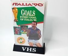 Every Goal Of Italia 90 Vhs Tape - Rare Retro Movie Football - Free Delivery / Pick Up Today