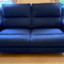 Navy 3 Seater, 2 Seater and Armchair for sale Image 4