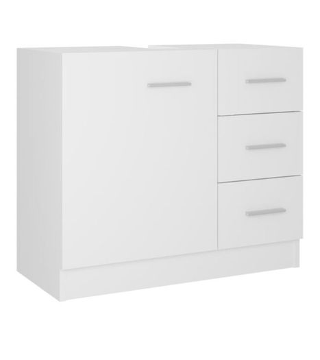 Sink Cabinet | White | Engineered wood | Medium | Bathroom Sink Cabinet