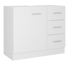 Sink Cabinet | White | Engineered wood | Medium | Bathroom Sink Cabinet