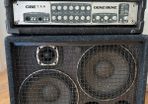 Genz Benz 750 Bass amp head and 2x10 EBS NEO Cab