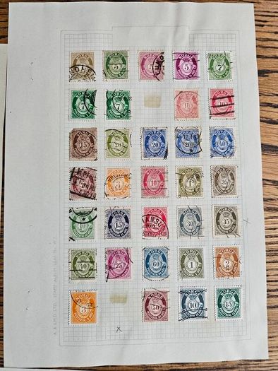 Norway 5 Sheets of Stamps