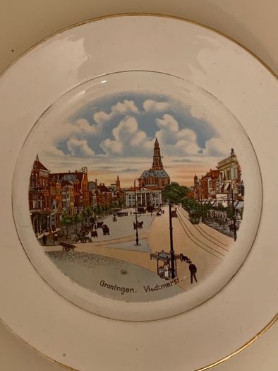 Vintage Groningen Plate 1920s-1950s
