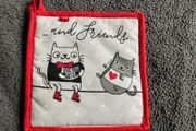 kitchen glove pot holder with  pocket Cat Cats brand new