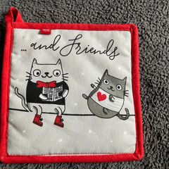 kitchen glove pot holder with  pocket Cat Cats brand new