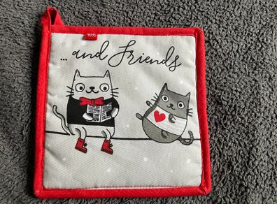 kitchen glove pot holder with  pocket Cat Cats brand new