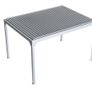 Pergolux Modern Pergola White 3x3x2.4m Image 3