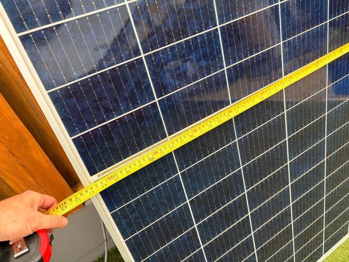 2 solar panels 350w each
