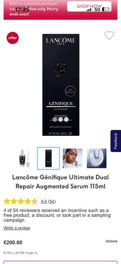 Lancome Genifique Ultimate 115ml serum for her