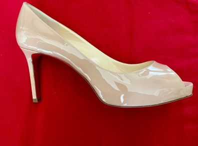 Christian Louboutin Nude Patent Heels