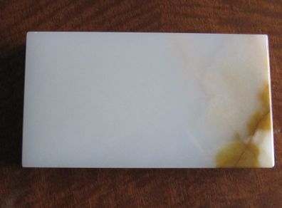 Unique Turkish Pale Cream & Brown Onyx Plinth / Base